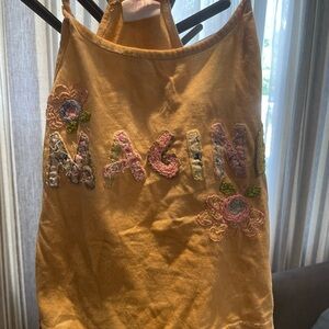 Mish IMAGINE adorable tank with rolled straps 🌸